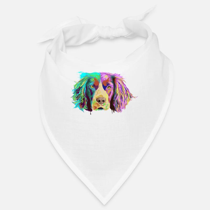 Splash Brittany Spaniel Dog Bandana