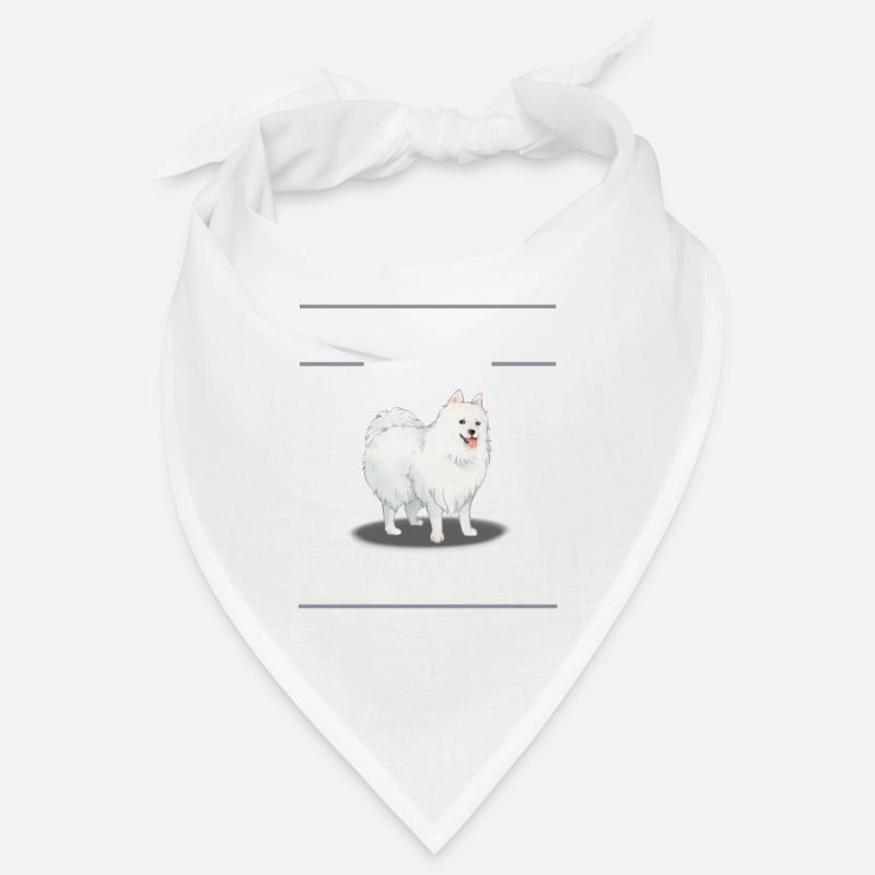 German Spitz - Bandana - Weiß