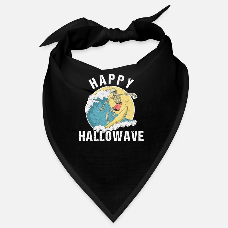 Conception d'Halloween de surfeur pour un surfeur Bandana
