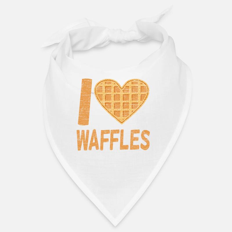 Idée cadeau de nourriture préférée pour le petit-déjeuner gaufré Bandana