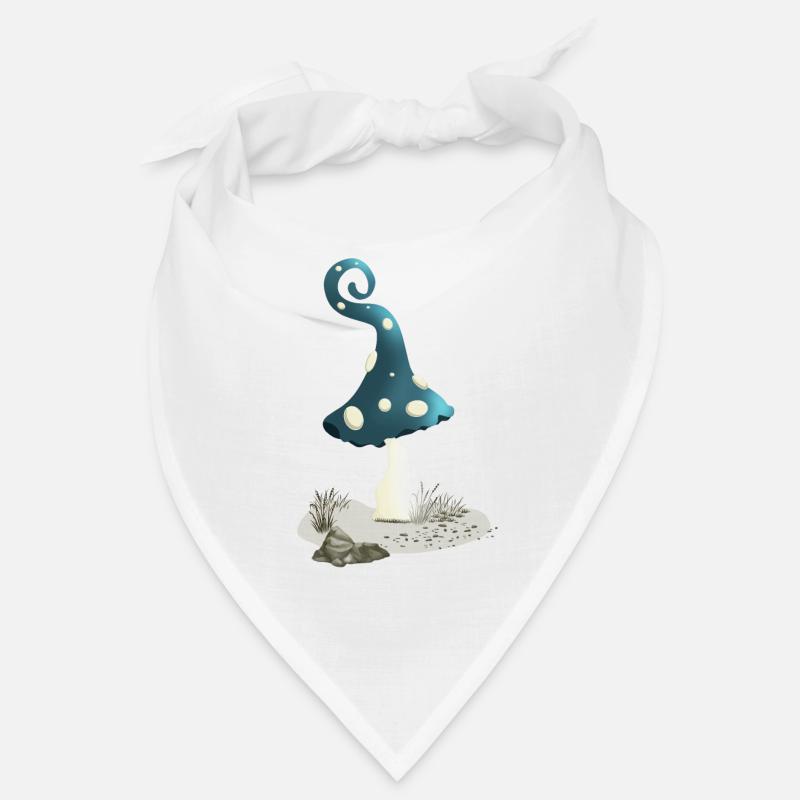 Magic mushroom with pixie cap Bandana