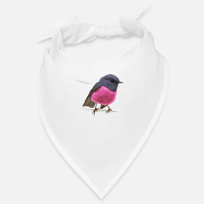 cool oiseau Pink Robin idée cadeau Bandana