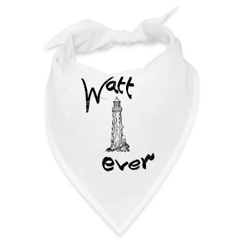 Watt Ever - Bandana - Weiß - Vorne