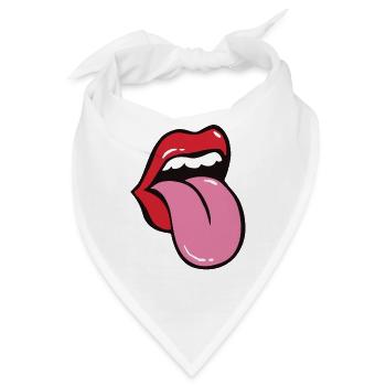 Rock and Roll - Bandana - Weiß - Vorne