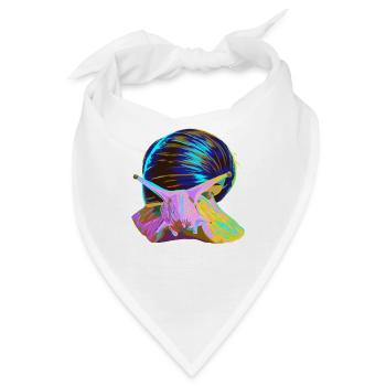Splash Schnecke - Bandana - Weiß - Vorne