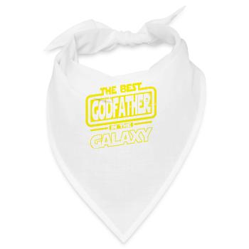 Godfather Das Beste in der Galaxis Geschenk - Bandana - Weiß - Vorne