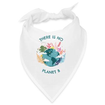 Es gibt keinen Planet B There is no Planet B - Bandana - Weiß - Vorne