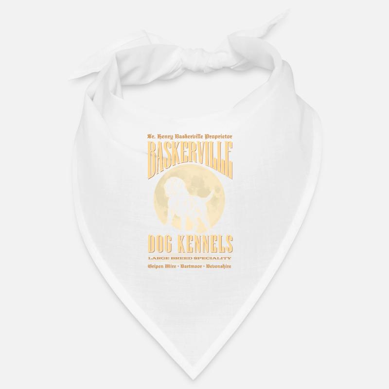 Baskerville Farbe - Bandana - Weiß