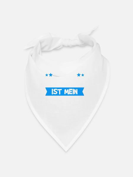 Opa Baby Großvater Schwangerschaft Geschenk - Bandana - Weiß