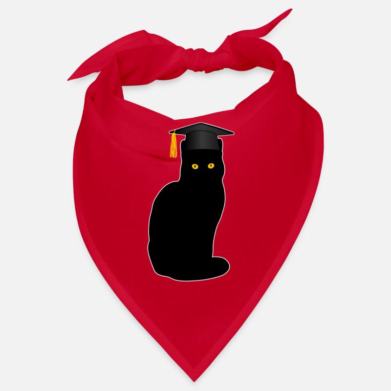 Bachelor Master Studium Abschluss Lustige Katze Bandana
