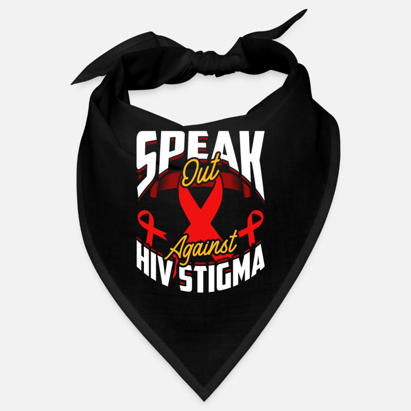 HIV Awareness AIDS Stigma Quote Bandana