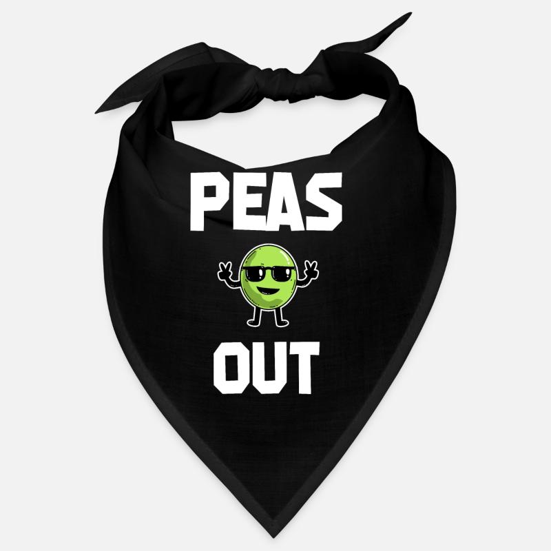 Peas Out – Peace Cool Pea Pun Bandana