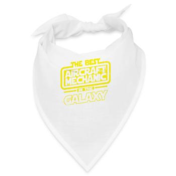 Flugzeugmechaniker Das beste Geschenk der Galaxis - Bandana - Weiß - Vorne