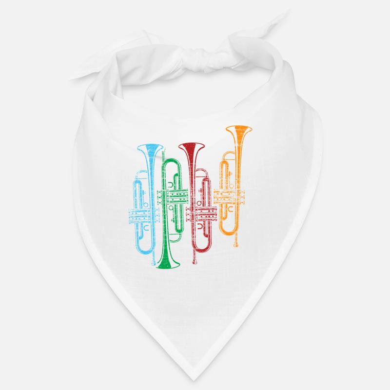Instrument rétro trompette Bandana