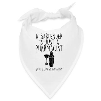 Barkeeper - Bandana - Weiß - Vorne