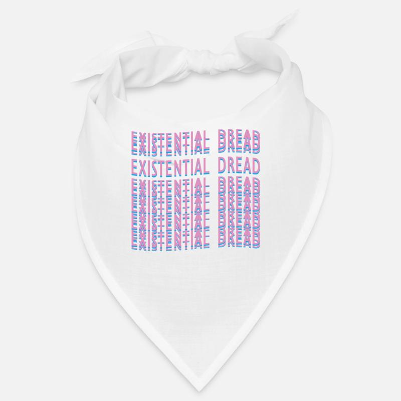 Existential Dread Produkt Retrowave Ästhetik Bandana