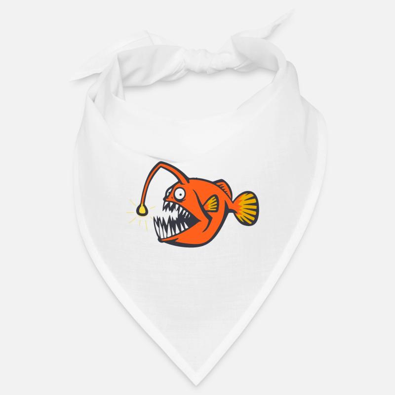 Deep sea frogfish. Scary fish Bandana