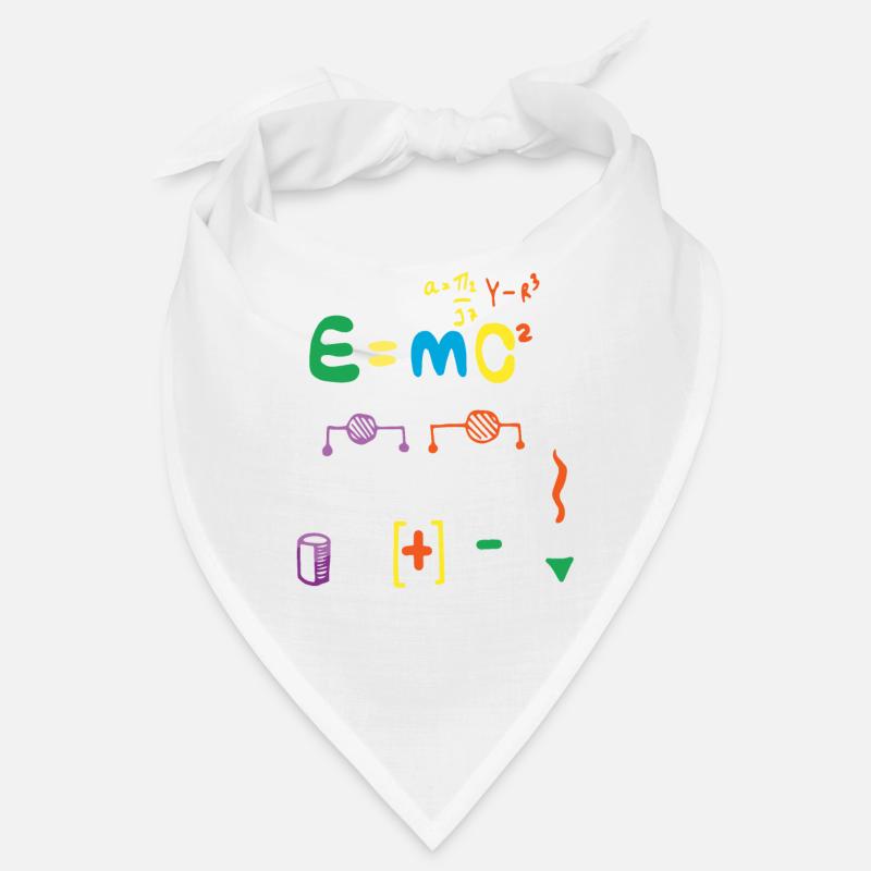 Formule de relativité physique - Bandana - blanc