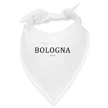 Bologna Italien - Bandana - Weiß - Vorne