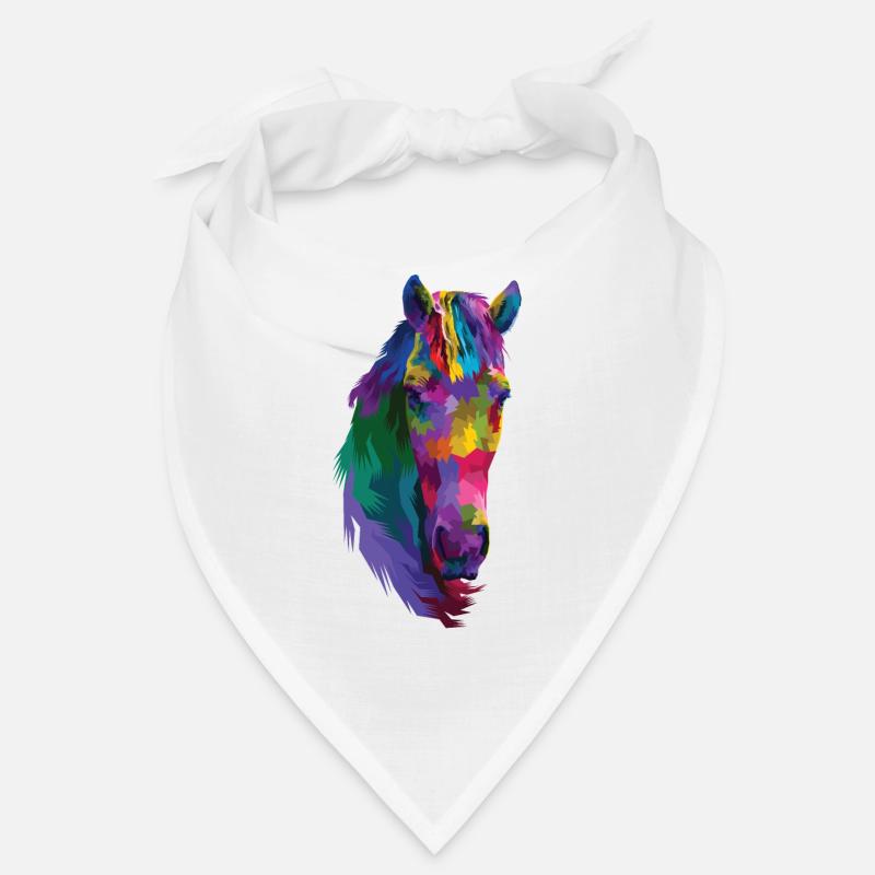 Idée cadeau de cadeau d'équitation douce de chevaux de cheval Bandana