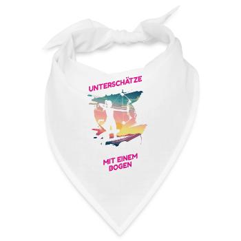 Bogenschießen Bogen bogenschützen bogenschütze - Bandana - Weiß - Vorne