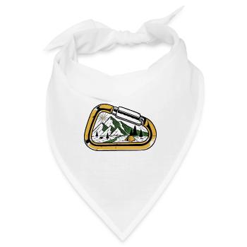 Karabiner-Camping - Bandana - Weiß - Vorne
