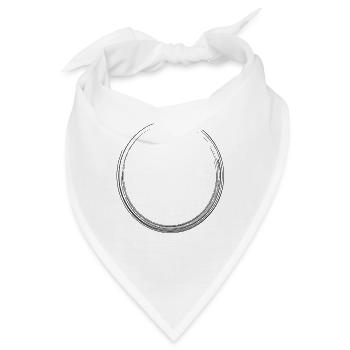 Kreis - Bandana - Weiß - Vorne