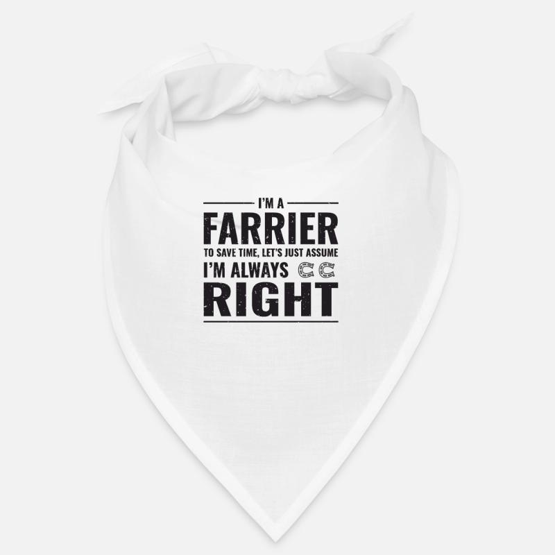 Farrier Blacksmith Funny Gift Bandana