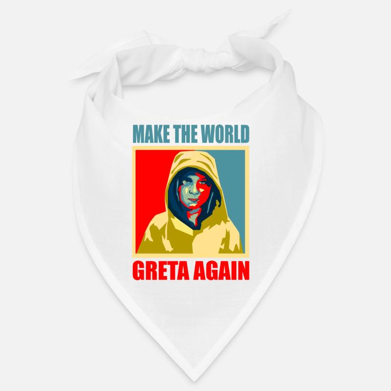 Make the world greta again climate strike Bandana