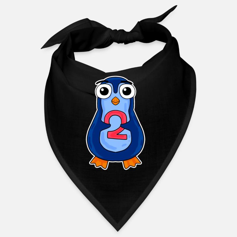 pingouin 2 ans - deux - numéro 2 - 2 année Bandana