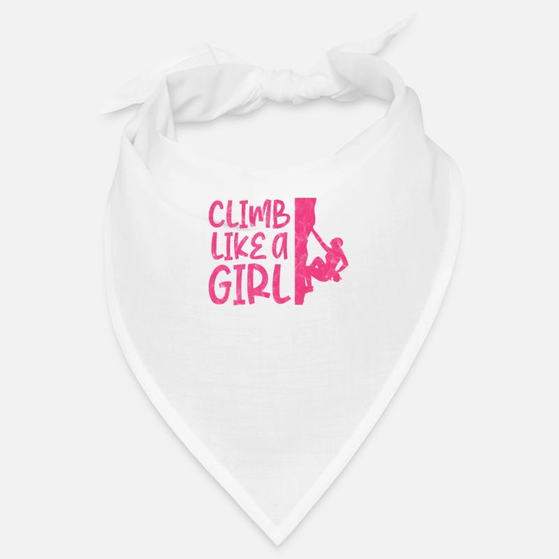 Klettern Mädchen Kletterer Bergsteigen Geschenk Bandana