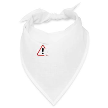 Fahranfänger Fahrschüler Führerschein Geschenk - Bandana - Weiß - Vorne