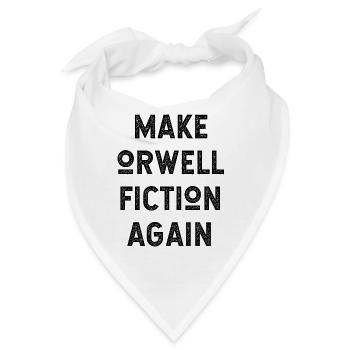 Machen Sie Orwell Fiction wieder - Bandana - Weiß - Vorne