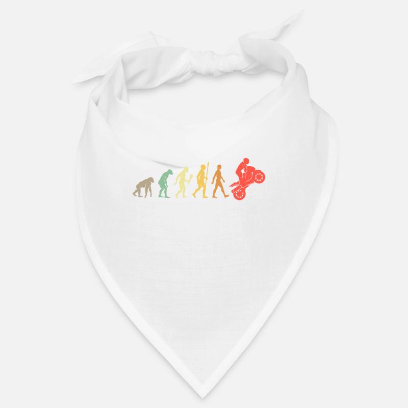 Vintage Evolution Motorrad Retro Geschenk Bandana