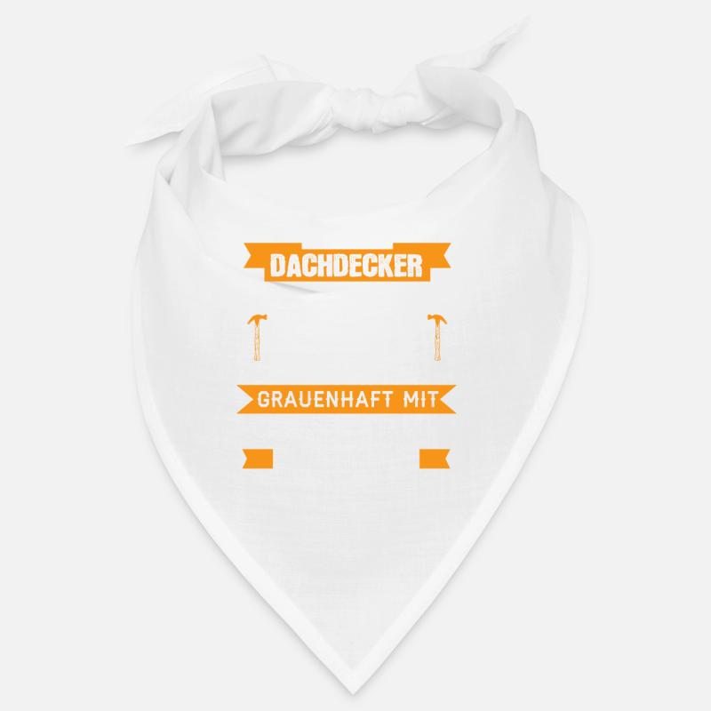 Dachdecker Dachdecken Dachdeckermeister Geschenk - Bandana - Weiß