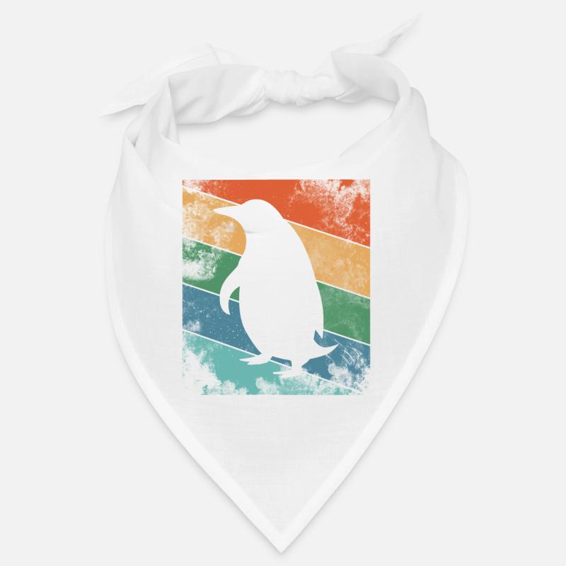 Rétro Pingouin Coloré Bandana