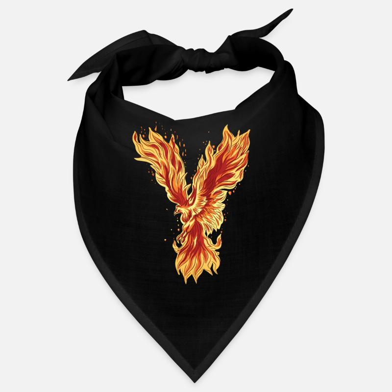 Phoenix Rising Fire Bird Mythical Artwork Bandana