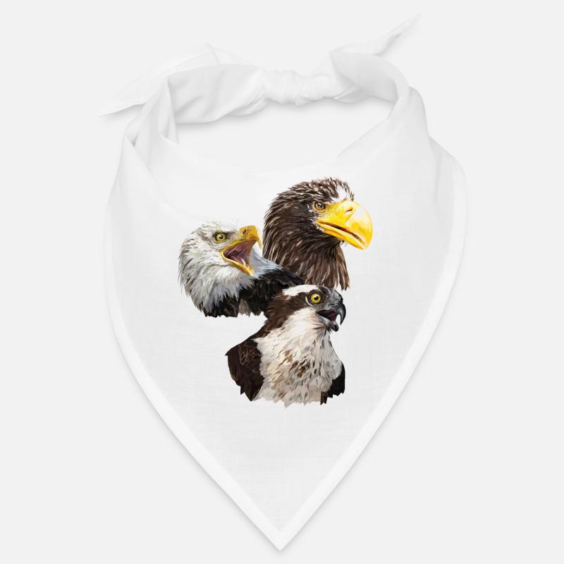 Oiseaux de proie - Bandana - blanc