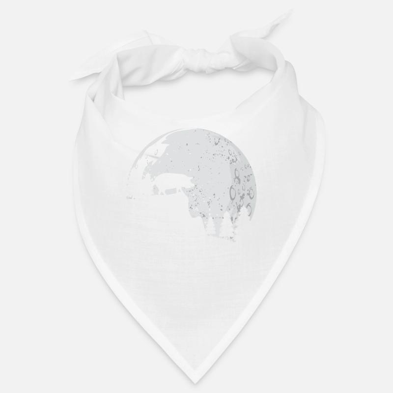 Schwein Schweinchen Schweine Geschenk - Bandana - Weiß