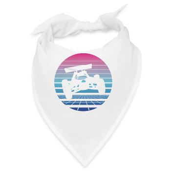 RC Auto Car Modellauto Modellbau Vaporwave - Bandana - Weiß - Vorne