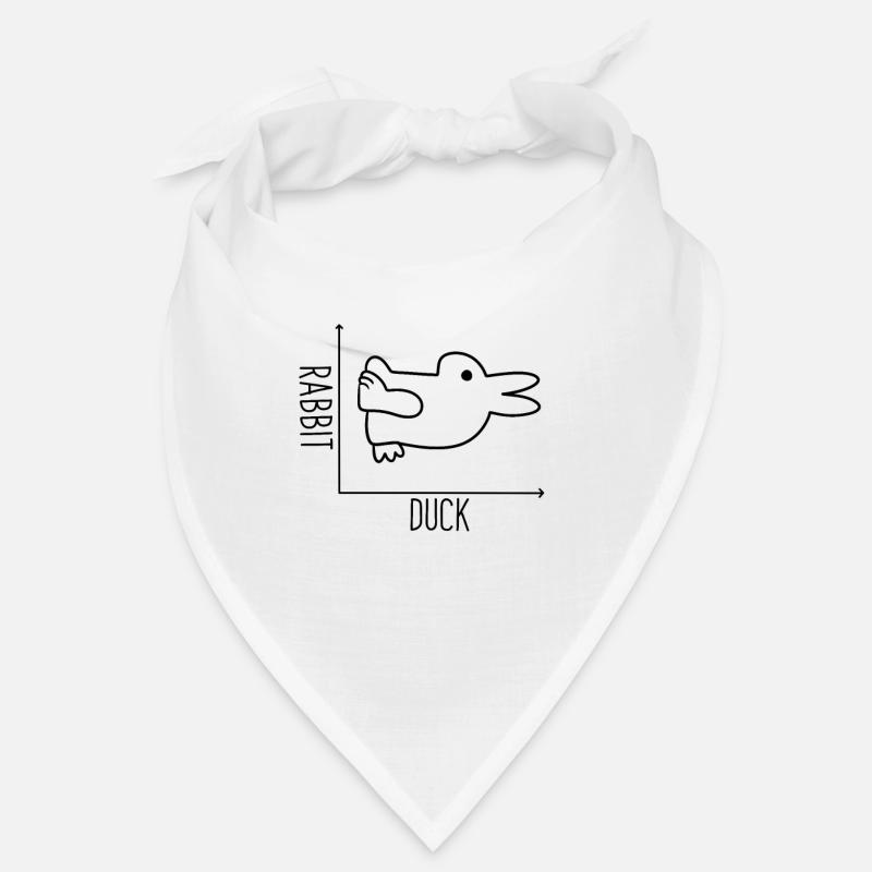 Ironie du graphique canard x lapin Bandana