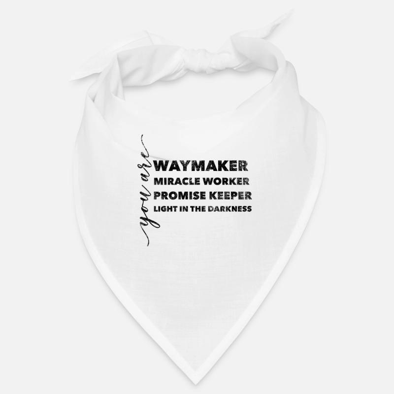 Waymaker Miracle Worker Promise Christlich Glaube Bandana