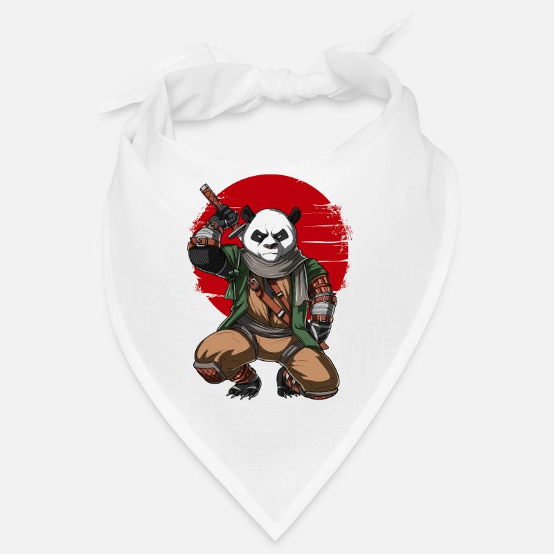Panda Bär Ninja Samurai Bandana