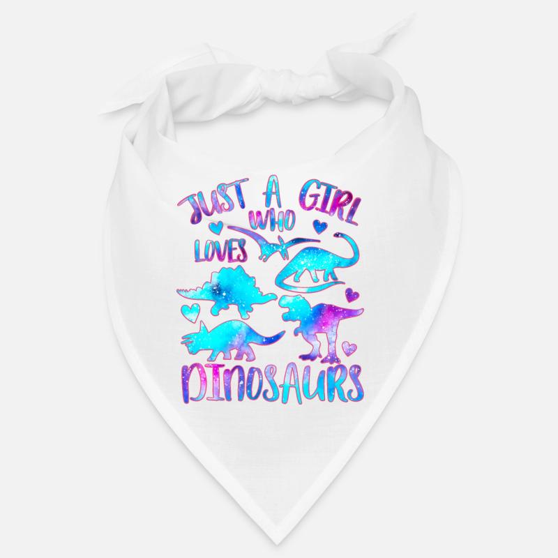 Nur ein Mädchen, das Dinosaurier liebt Bandana