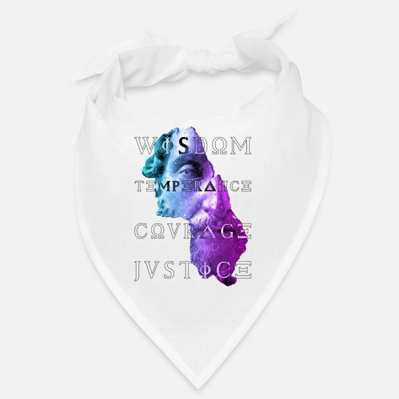 Marcus Vertus du stoïcisme Sagesse Courage Justice Bandana