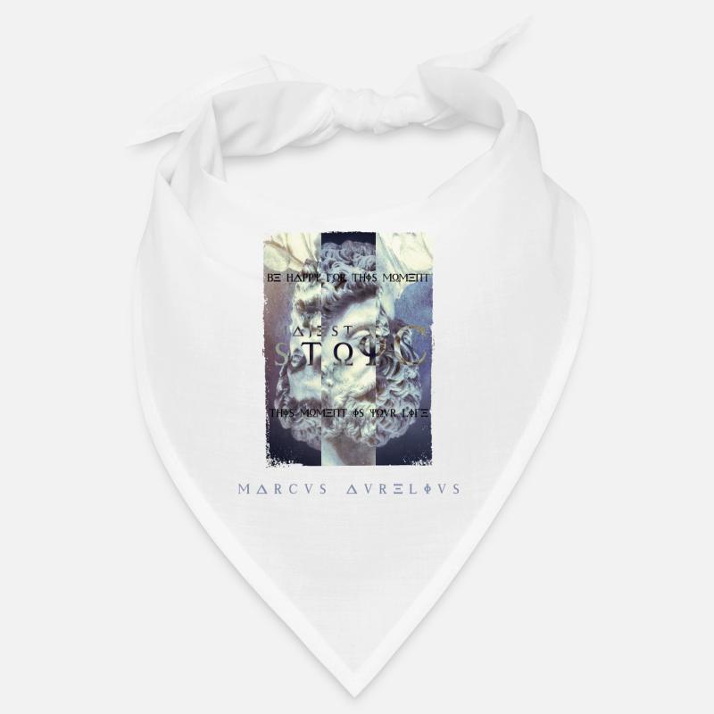 Marcus Aurelius Stoïcisme Soyez heureux motivationnel Bandana