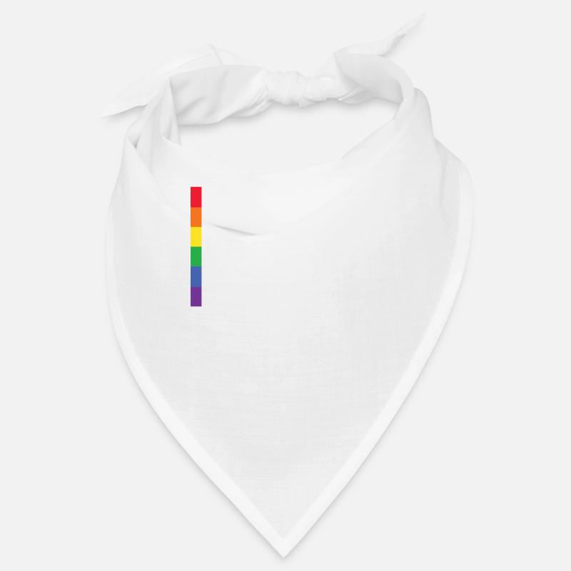Rainbow Regenbogen Lesbe Pride LGBTQ Kleidung Mann Bandana
