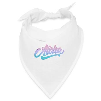 Aloha - Bandana - Weiß - Vorne