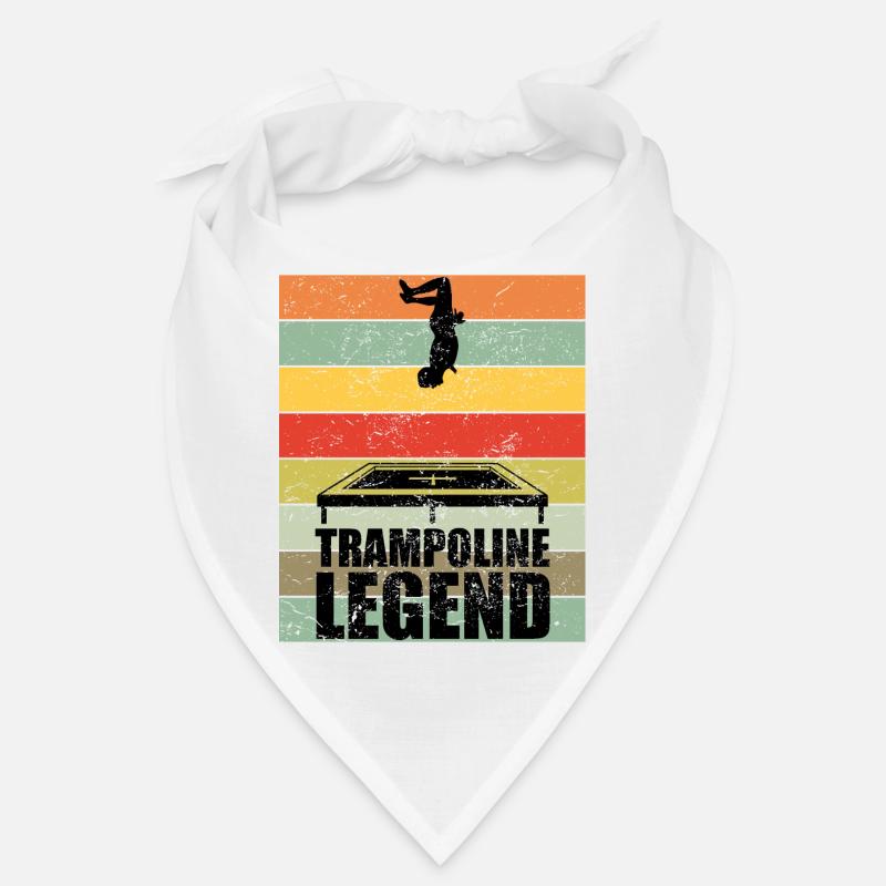 Trampoline Legend Trampolin Sprung Retro Geschenk Bandana