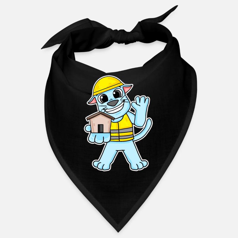 Cadeau de construction de maison de chat constructeur Bandana